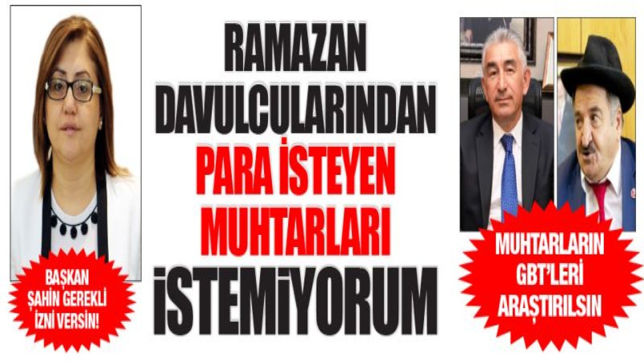 ÖKKEŞ TİTİZ'DEN RAMAZAN UYARISI!