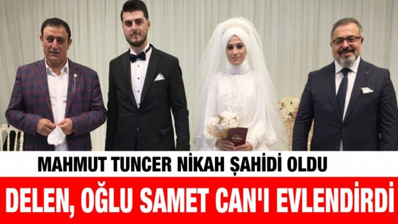 Mahmut Tuncer nikah şahidi oldu