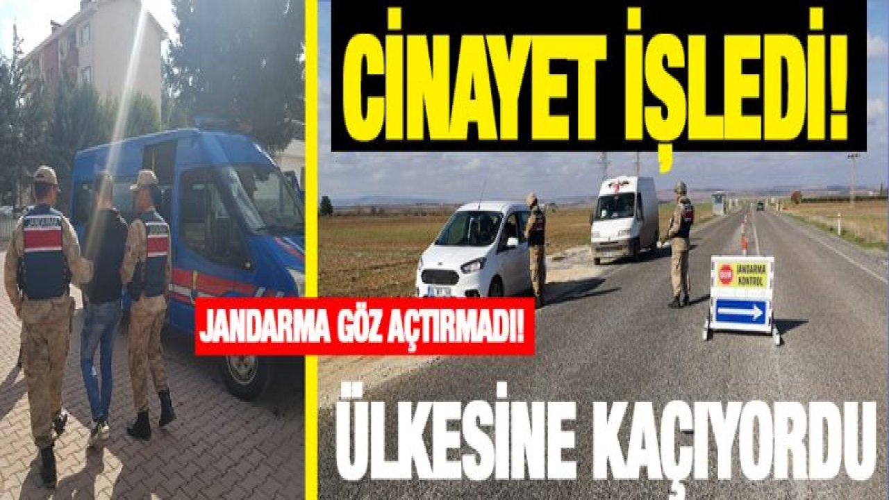 Gaziantep'te cinayet işleyen Suriyeli ülkesine kaçmak isterken yakalandı