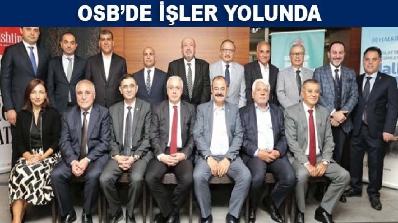 OSB'de işler yolunda