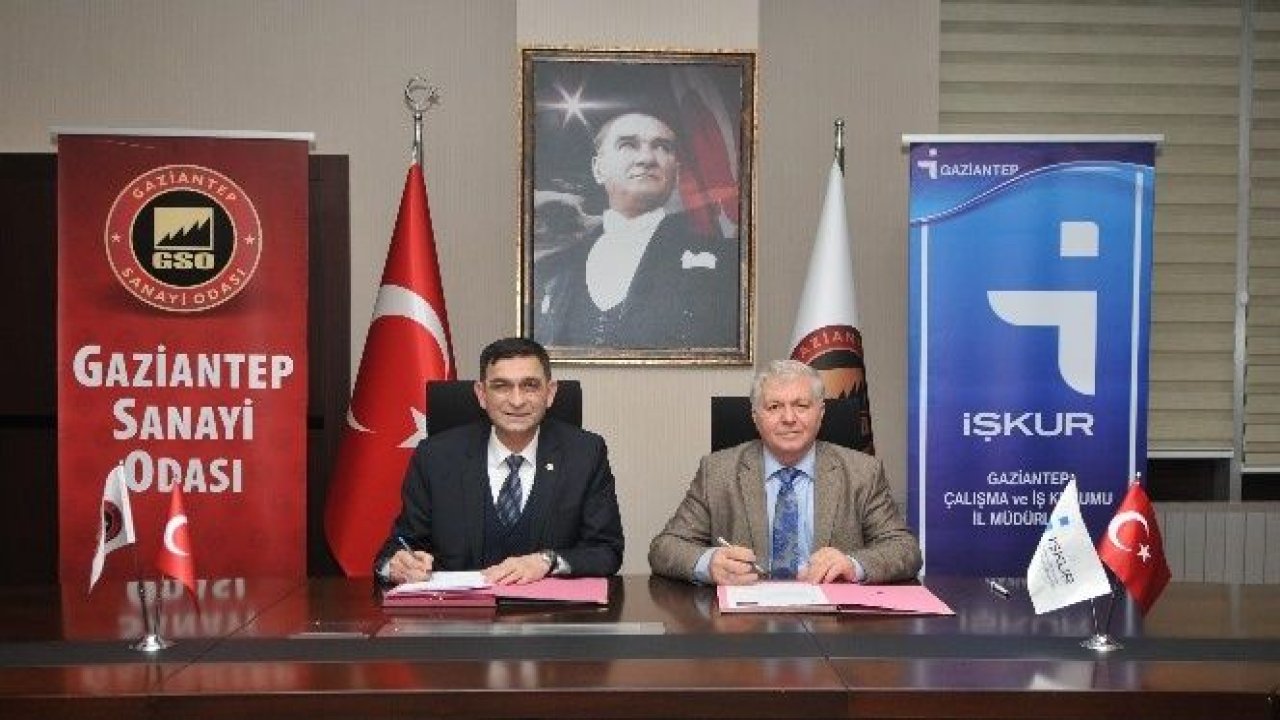 GSO ile İŞKUR arasında, 'Mesleki eğitim ve beceri geliştirme işbirliği protokolü' imzalandı