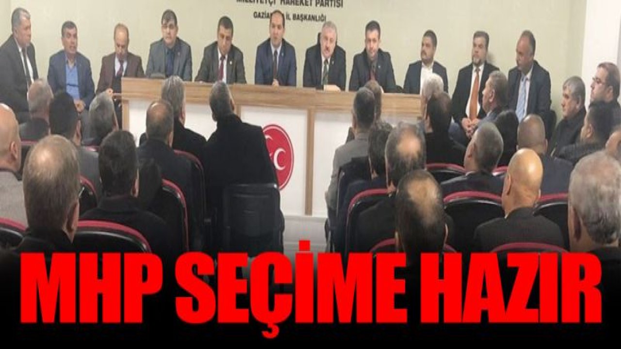 MHP seçime hazır