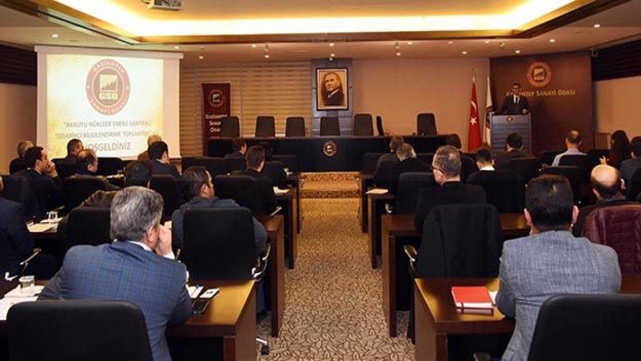 GSO'DA AKKUYU NÜKLEER GÜÇ SANTRALİ TEDARİKÇİ TOPLANTISI