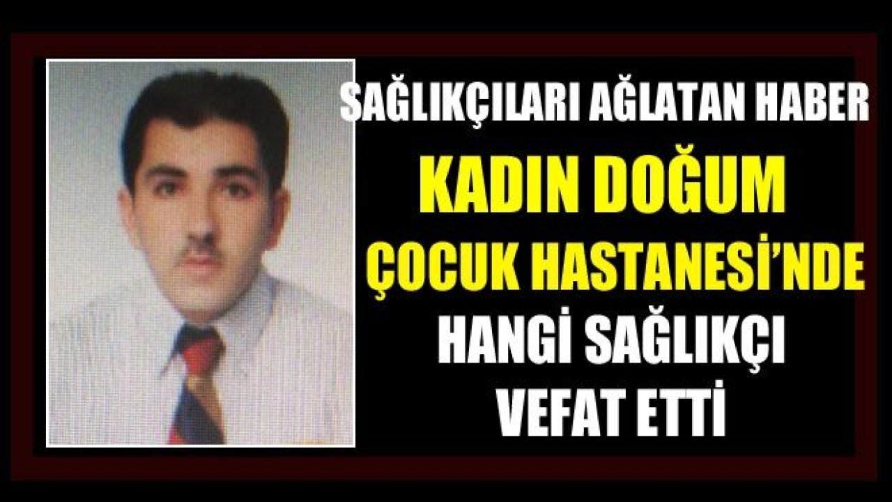 SAĞLIKÇILARI AĞLATAN HABER