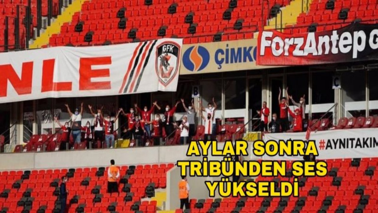 TRİBÜNDEN AYLAR SONRA SESLER YÜKSELDİ