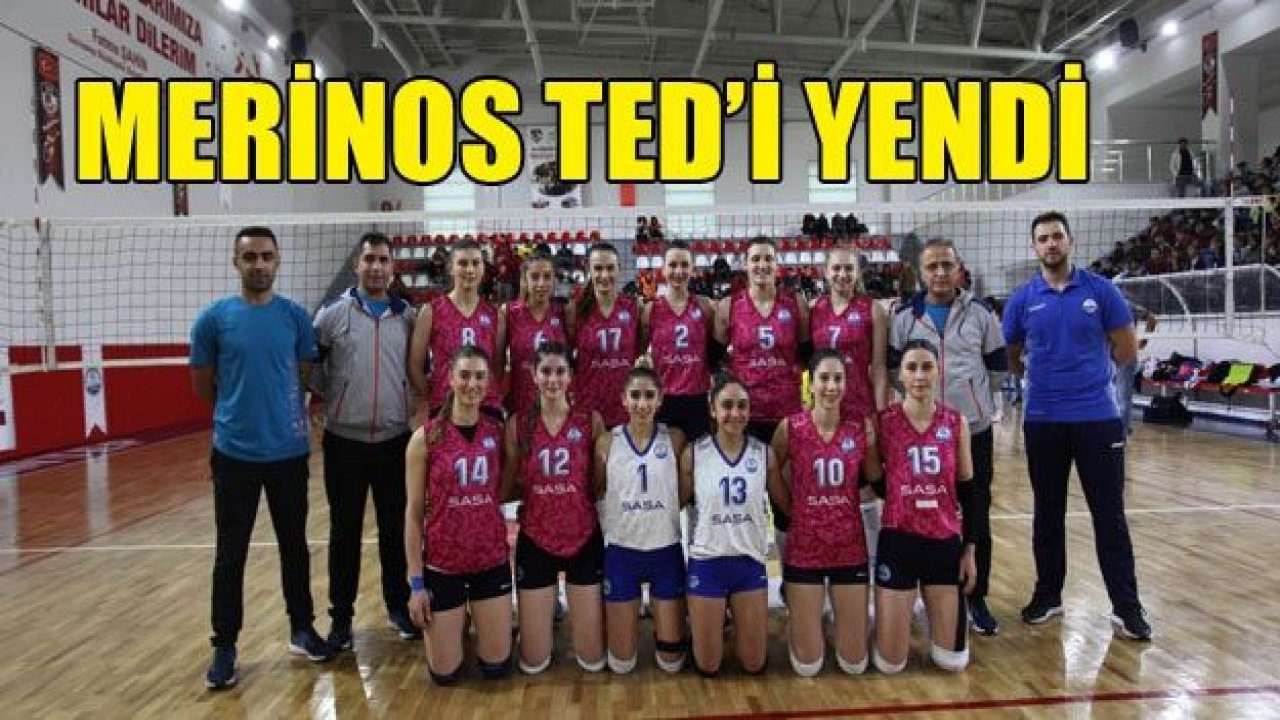 Merinosspor TED Ankara Kolejlilersporu yendi