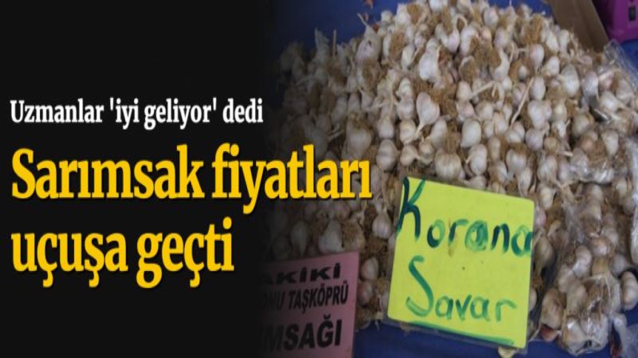 Uzmanlar 'iyi geliyor' dedi, sarımsak fiyatları uçuşa geçti