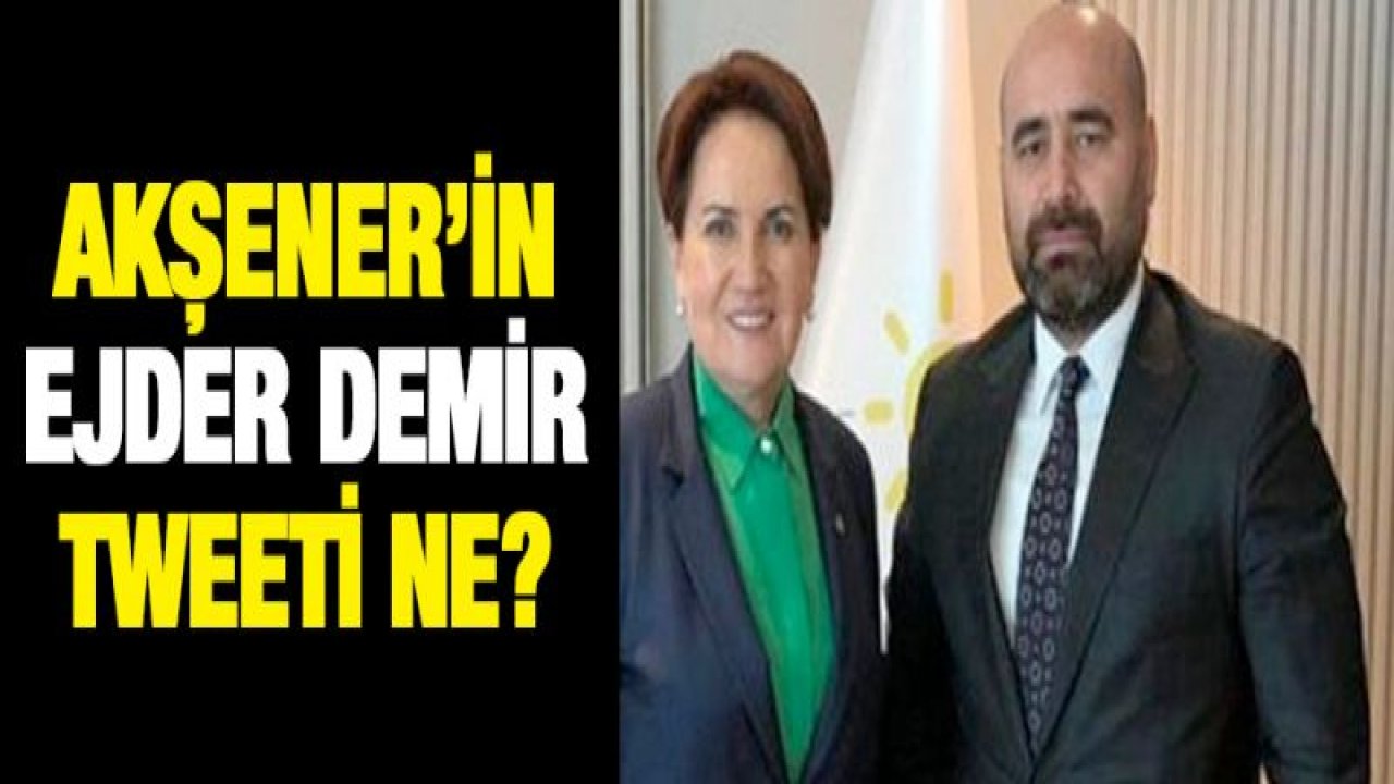 Meral Akşener'den 'Ejder Demir' tweeti ne?