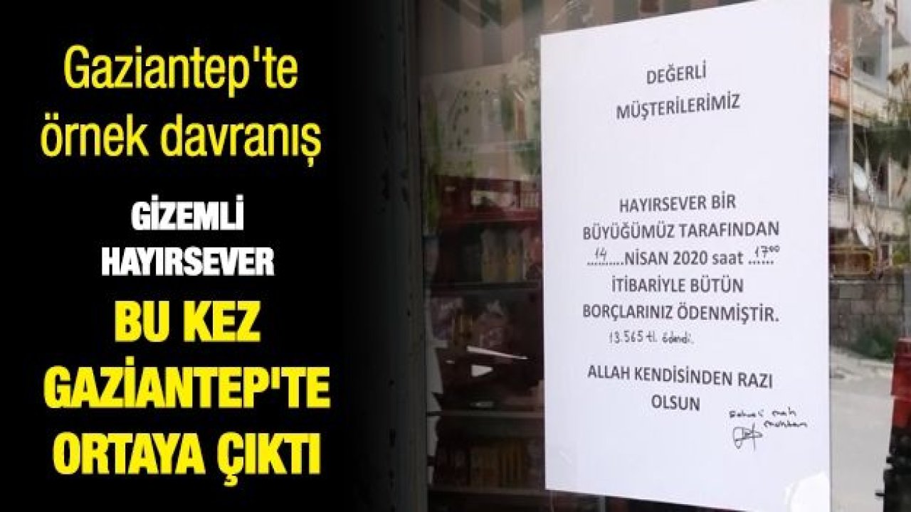 Gaziantep'te örnek davranış