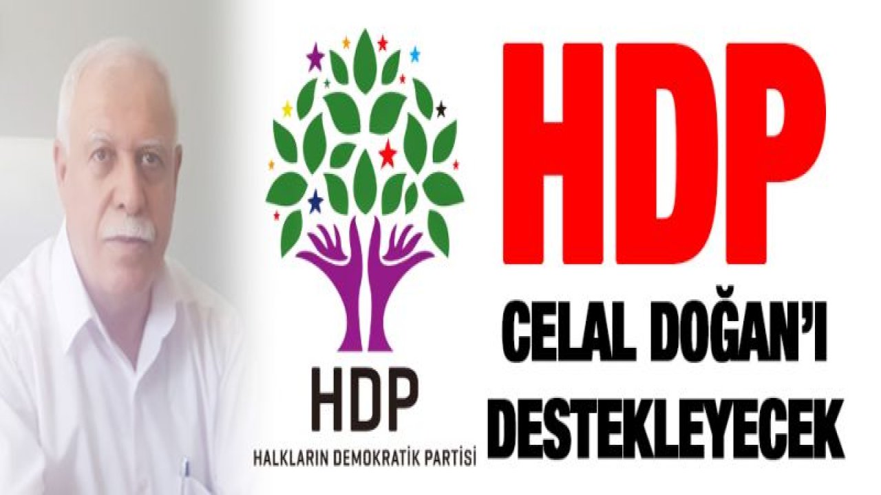 HDP Celal Doğan'ı destekleyecek