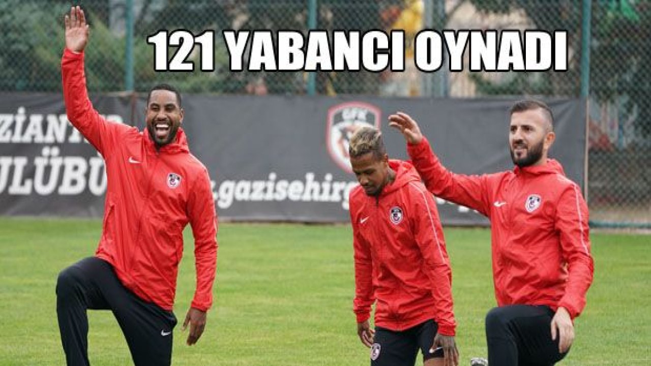 1. Lig'de 121 yabancı oyuncu forma giydi