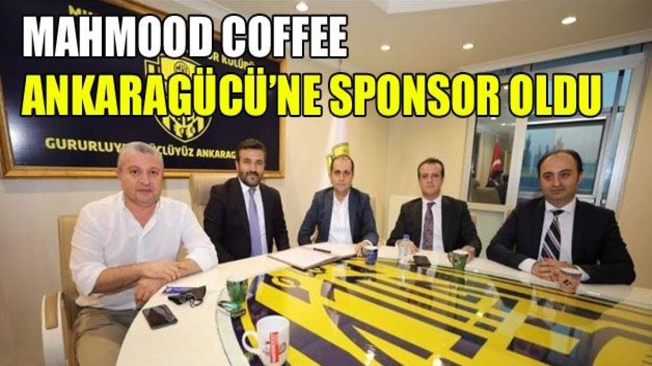 Mahmood Coffee Ankaragücü’nün forma sponsoru oldu