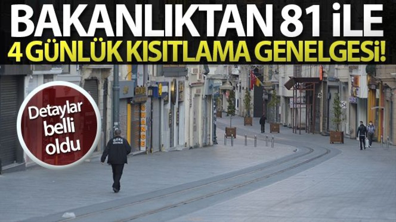 İçişleri Bakanlığı'ndan 81 İl Valiliğine 'Covid-19 Salgını' genelgesi