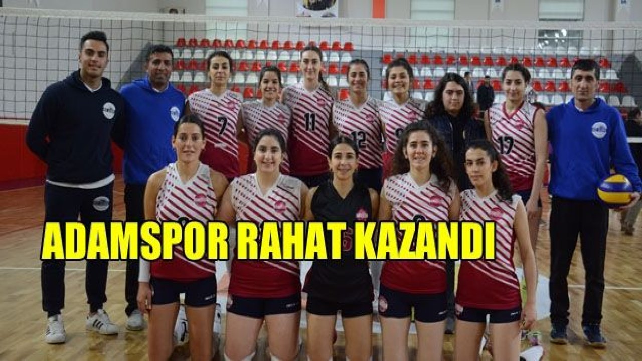 Adamspor rahat kazandı 3-0