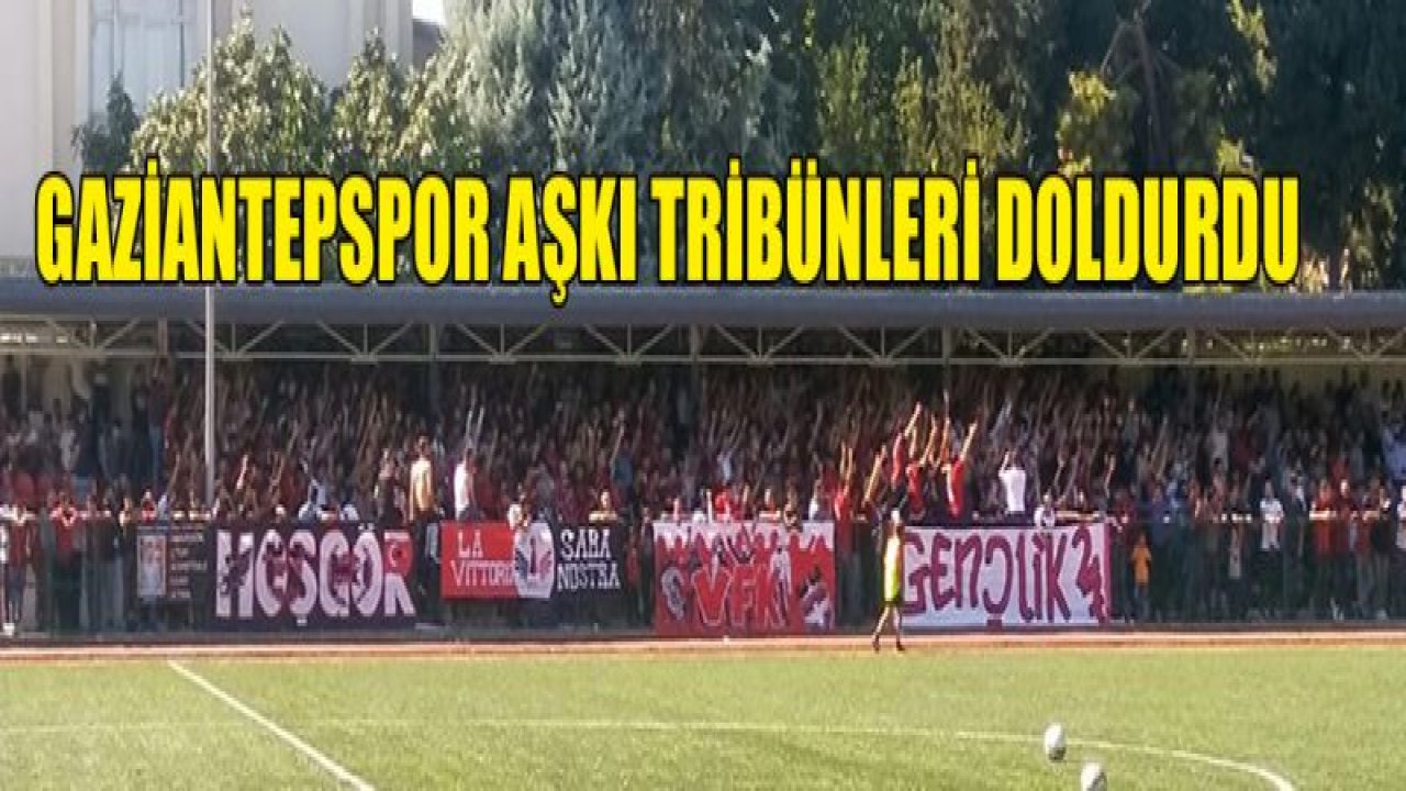 Gaziantepsporlu taraftarlar Batur'a sığmadılar