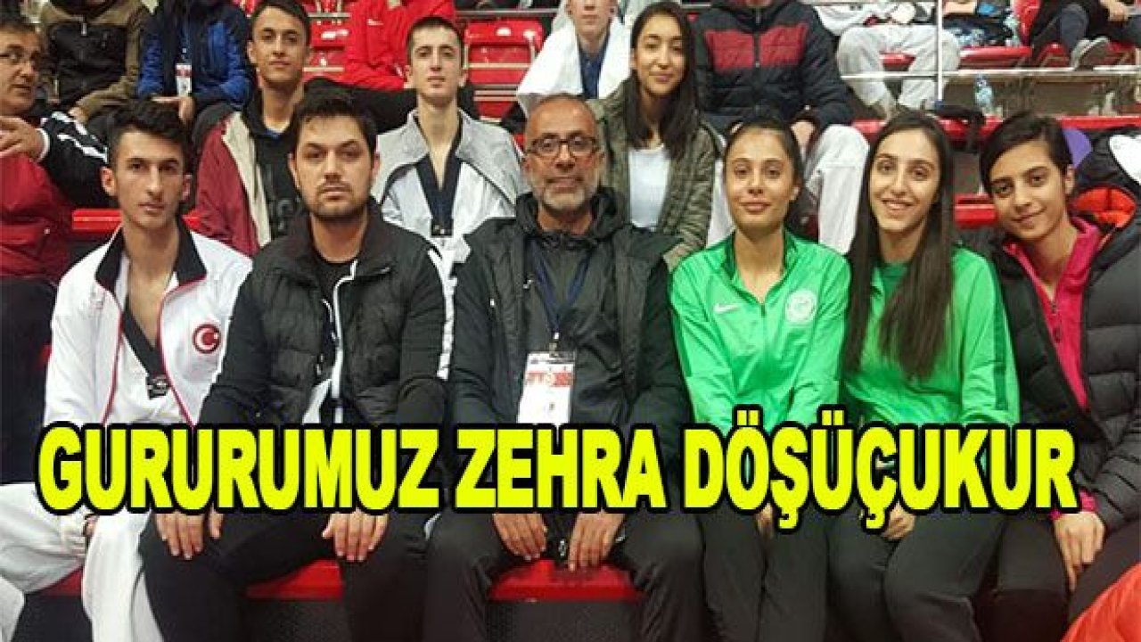 Zehra Döşüçukur'dan altın madalya