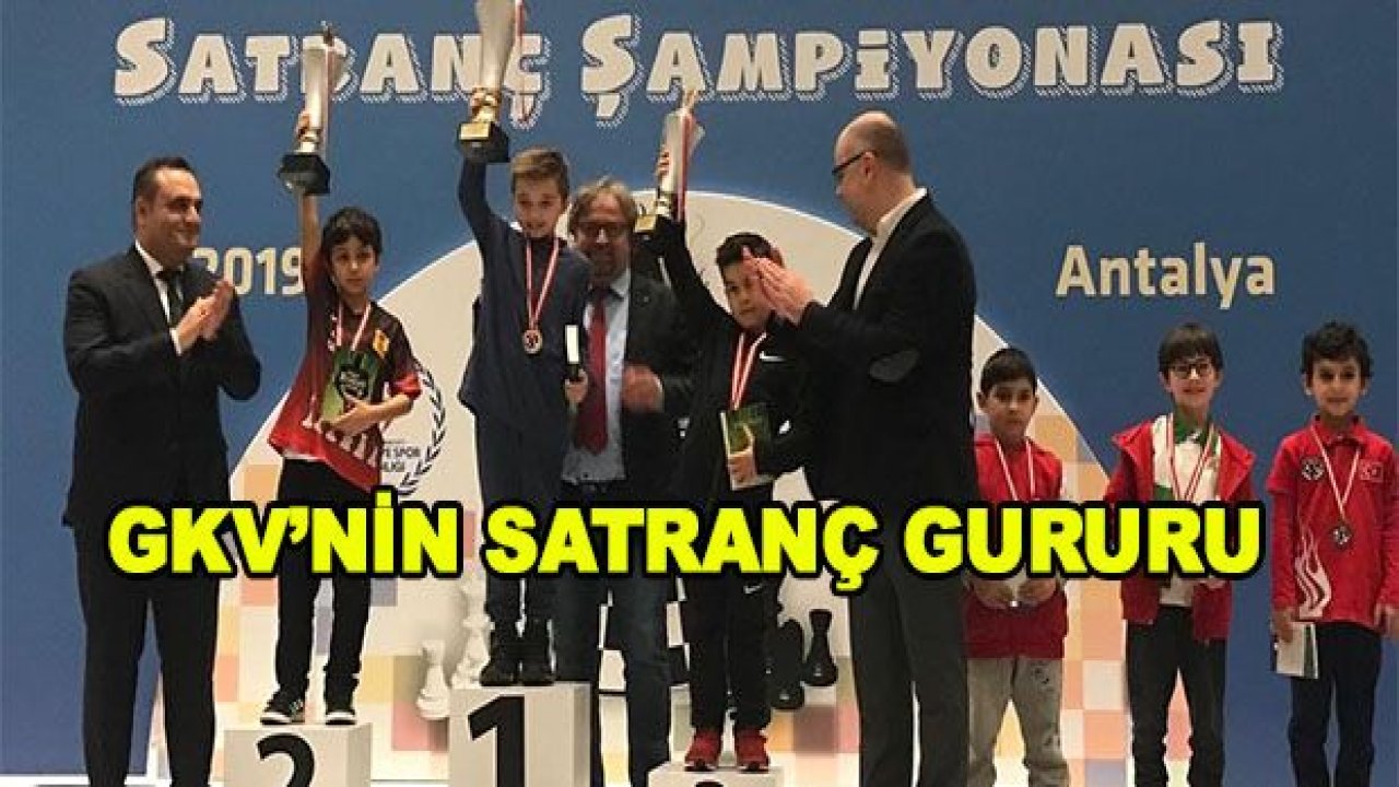 GKV'li sporcular satranç milli takımında