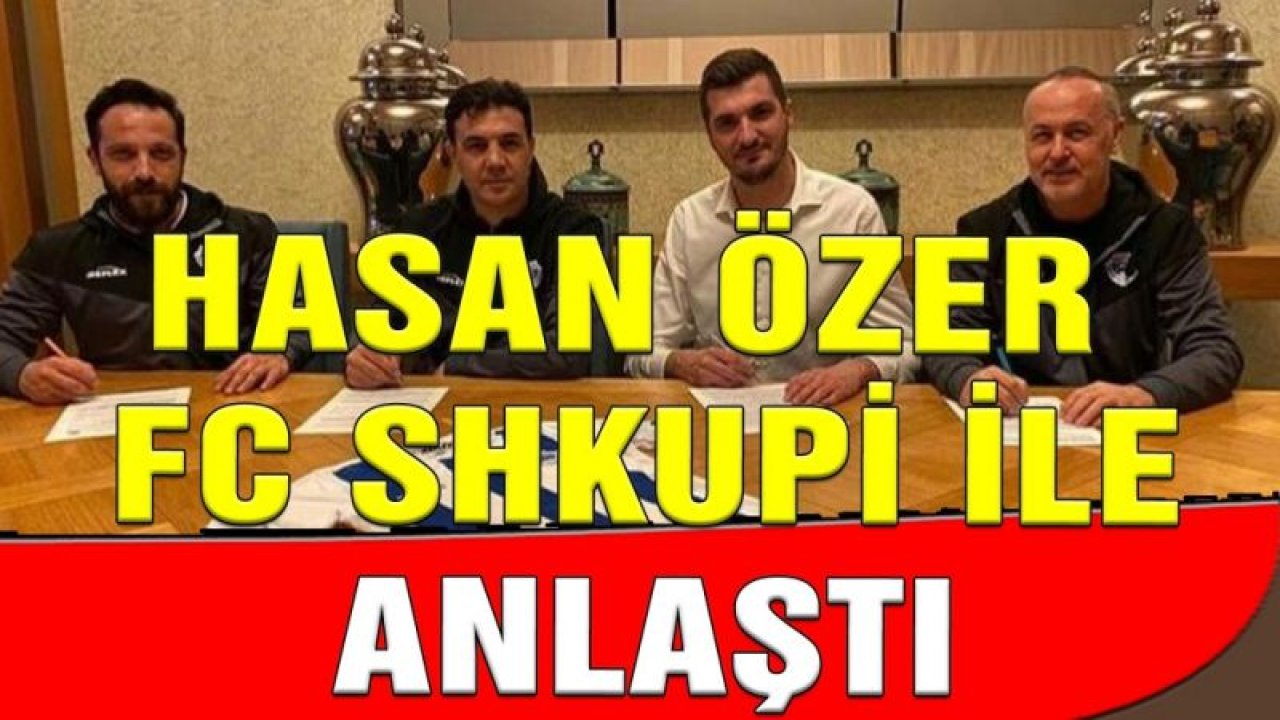 FC Shkupi'nin yeni teknik direktörü Hasan Özer oldu