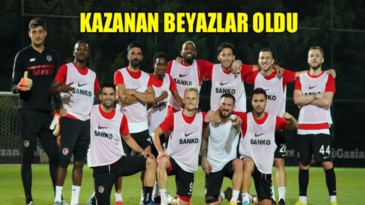 Kazanan beyazlar oldu