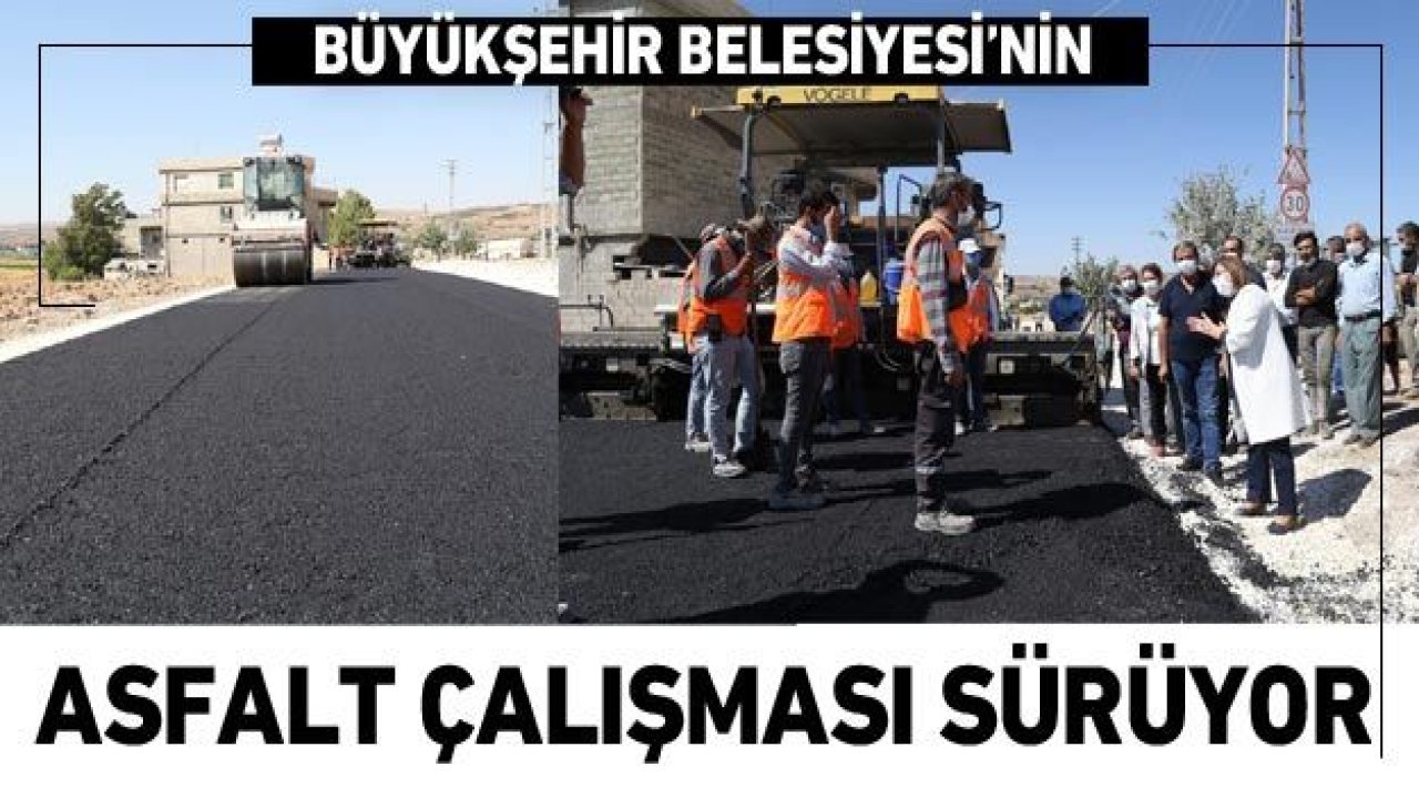 BÜYÜKŞEHİR, KIRSAL MAHALLELERDEKİ ASFALT ÇALIŞMALARINI SÜRDÜRÜYOR