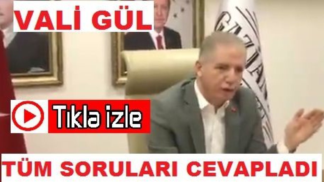 Gaziantep Valisi Davut Gül Yaptığı Video Paylaşımında,Uygulanacak Olan Sokağa Çıkma Yasağı,Yasakta Nereler Açık Olacak Ve Maske Dağıtımı Sorularına Cevap Verdi