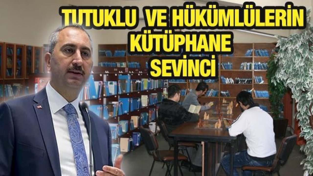 TUTUKLU VE HÜKÜMLÜLER 2019 YILINDA CEZAEVLERİ KÜTÜPHANELERDEKİ 1 MİLYON 102 BİN KİTAPTAN YARARLANDI