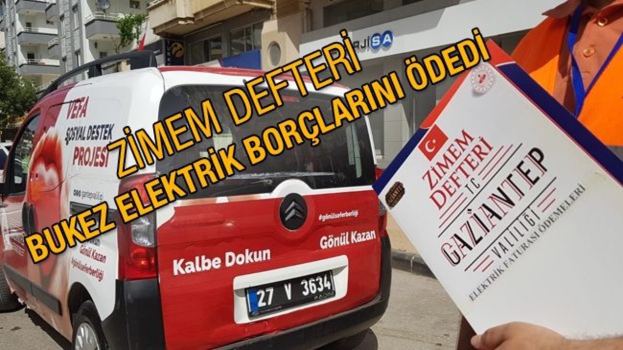 Zimem Defteri geleneği ile bu kez elektrik borcu ödendi