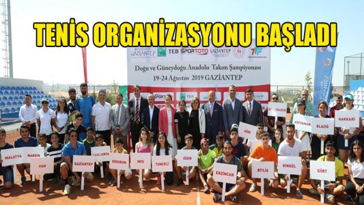 Büyükşehir'in ev sahipliğinde tenis şampiyonası başladı