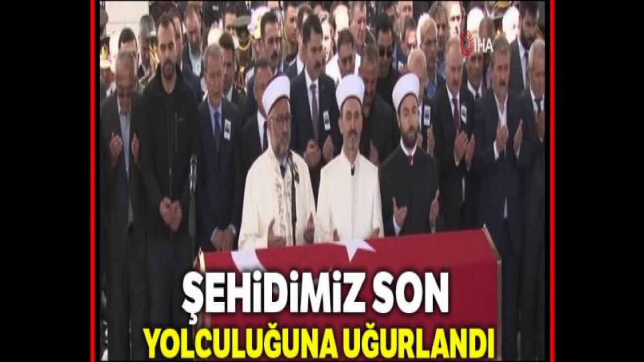 Şehit yüzbaşı Ankara'da son yolculuğuna uğurlandı