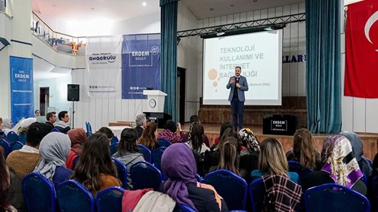 Erdem Kolejinde İnternet Bağımlılığı Semineri Verildi