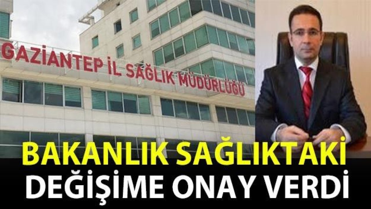 Bakanlık sağlıktaki değişime onay verdi