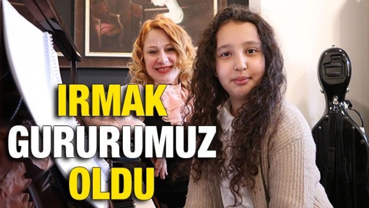 Gaziantepli 10 yaşındaki Irmak katıldığı ilk uluslararası piyano yarışmasında ikinci oldu