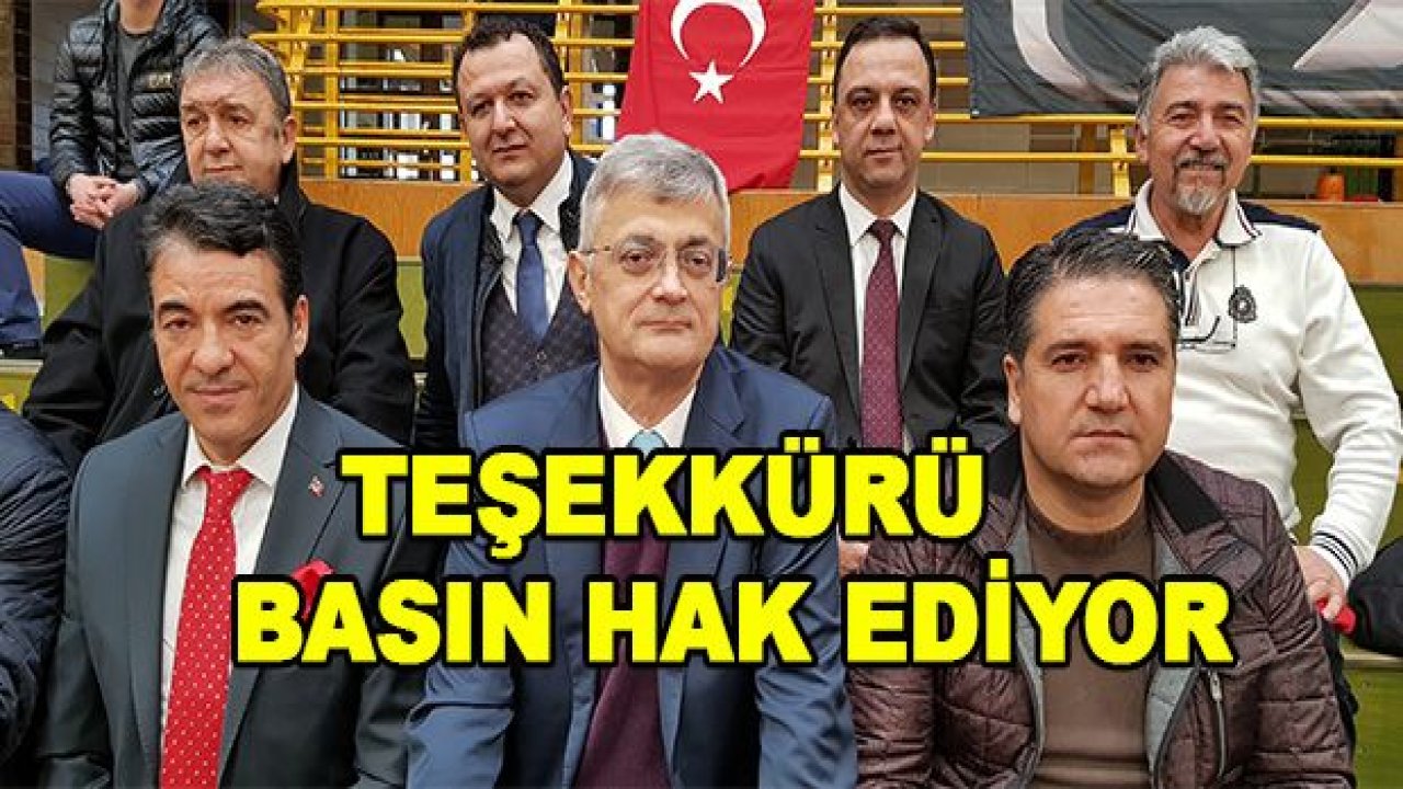 En Büyük Teşekkürü Gaziantep Basını Hak Ediyor