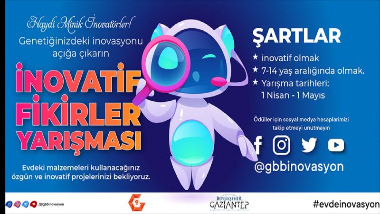 BÜYÜKŞEHİR'DEN "İNOVATİF FİKİRLER YARIŞMASI"