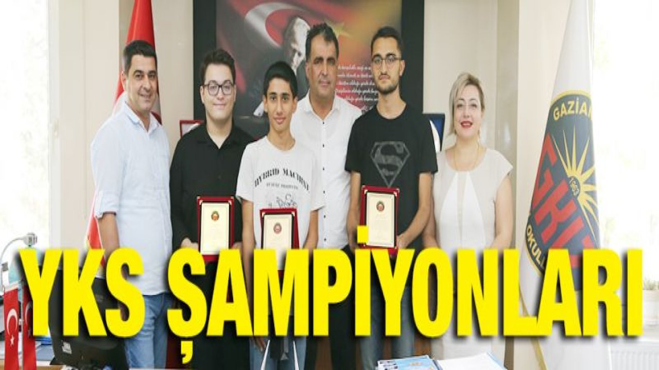 Gaziantep Kolej Vakfı YKS Şampiyonu Öğrencilerini Ödüllendirdi