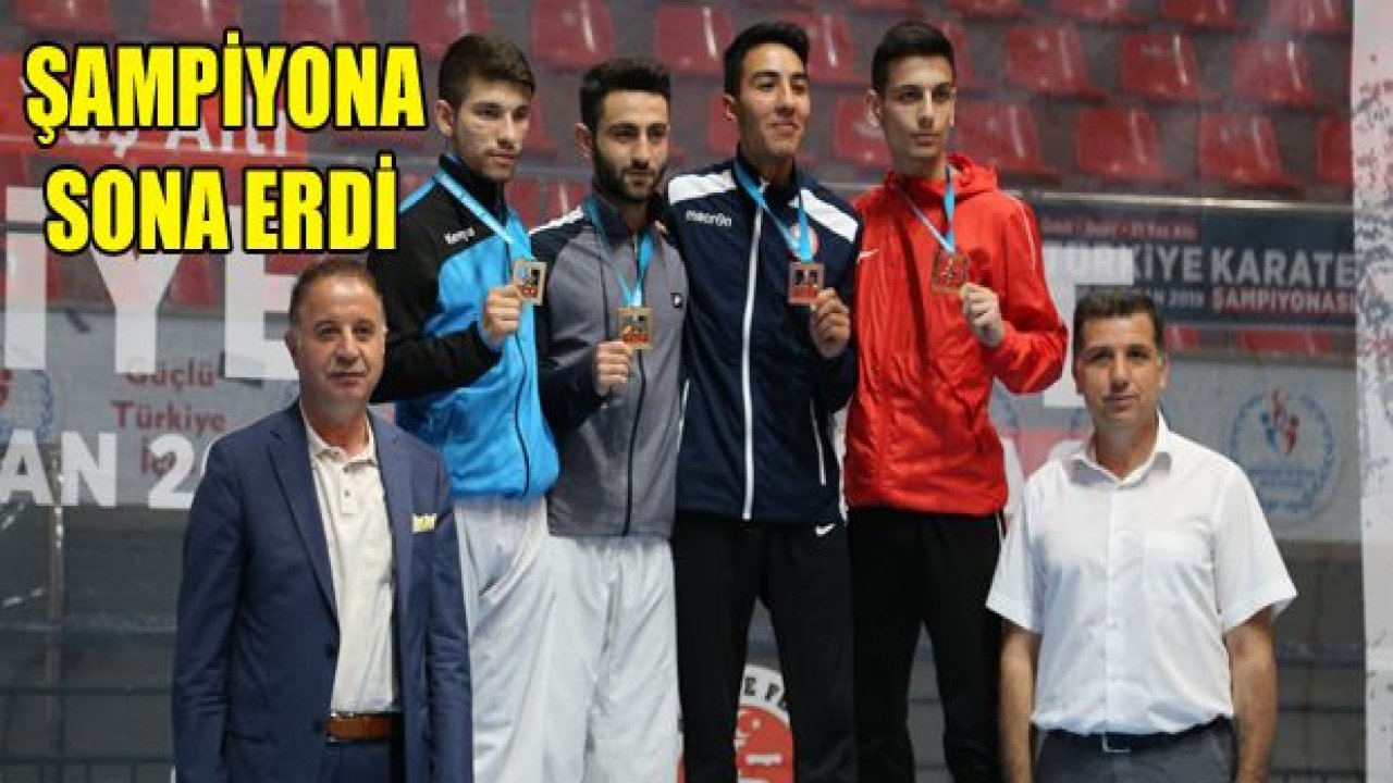 Türkiye Ümit, Genç ve U21 Karate Şampiyonası sona erdi