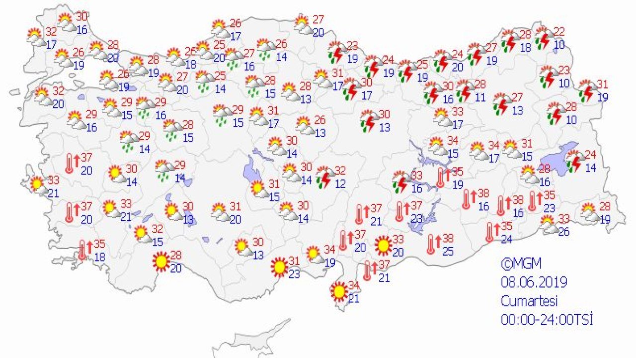 Bayram'da sıcaklık mevsim normallerinde