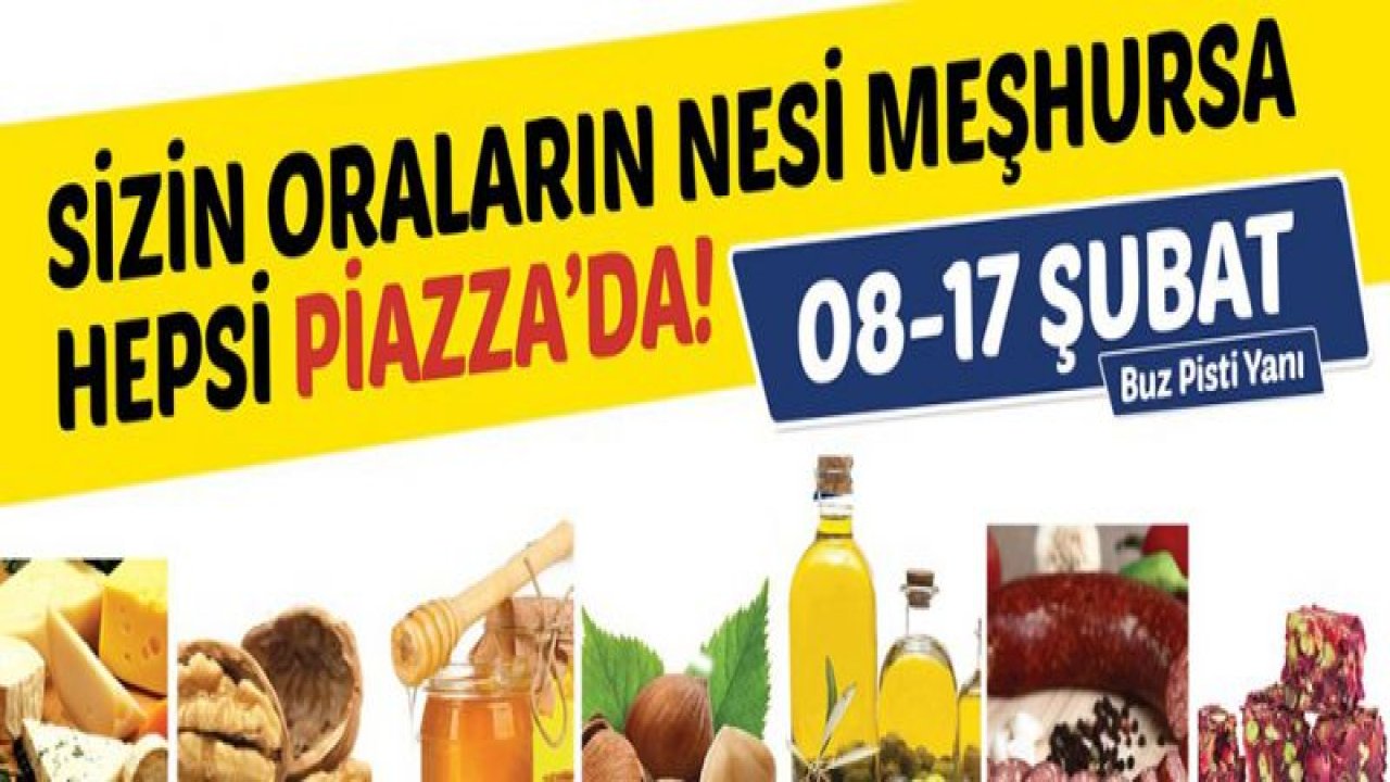 Piazza'da Meşhur Lezzetler Şöleni