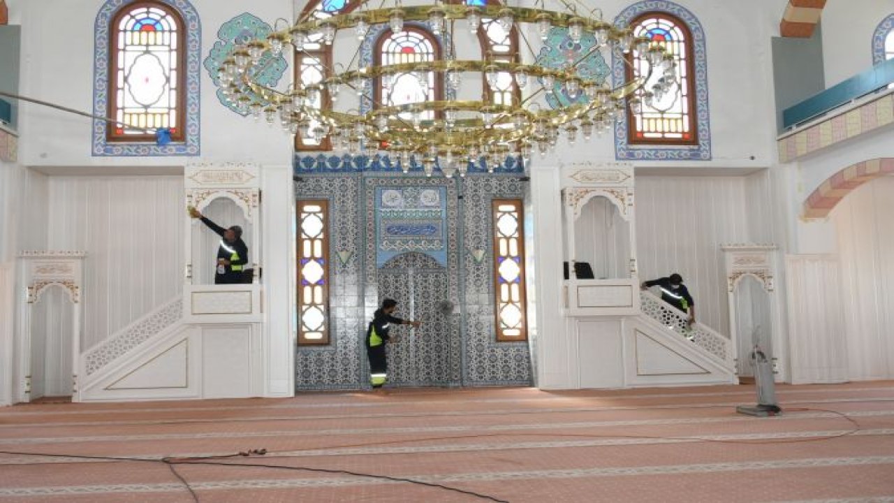 ŞAHİNBEY'DE CAMİLER BAYRAMA HAZIRLANIYOR