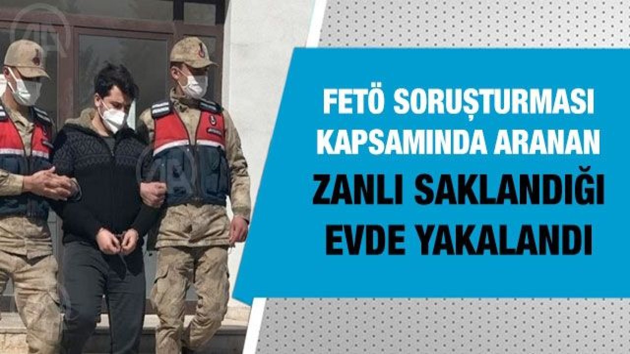 Gaziantep'te FETÖ soruşturması kapsamında aranan zanlı saklandığı evde yakalandı