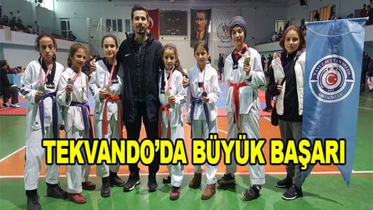 Taekwondo Gaziantep Şampiyonasında 7 Derece Birden