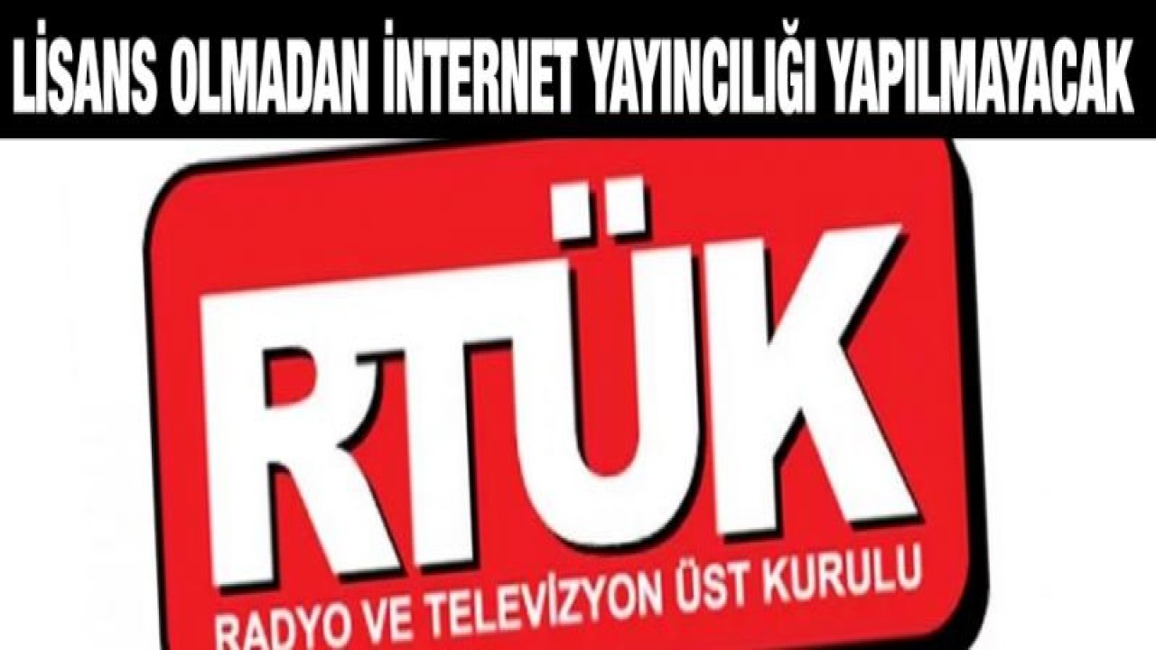 İnternet yayıncılığına çeki düzen