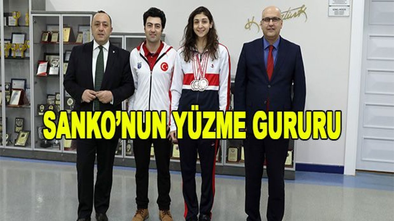 SANKO okulları yüzücüsü bölge birincisi oldu