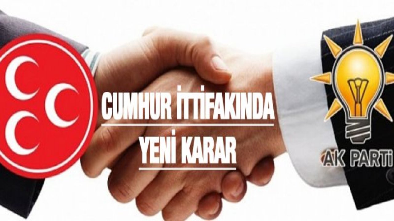 AK Parti-MHP ittifakında yeni karar