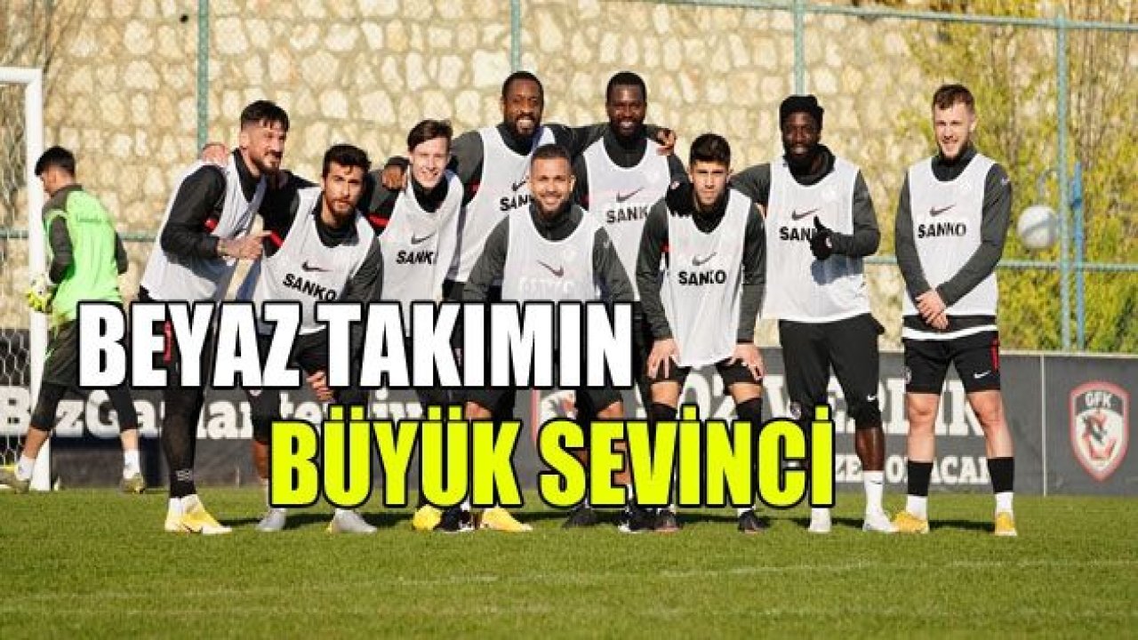 Beyaz takımın büyük sevinci