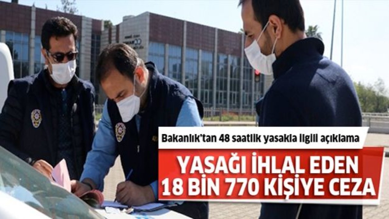 İçişleri Bakanlığı'ndan 'sokağa çıkma yasağı' açıklaması