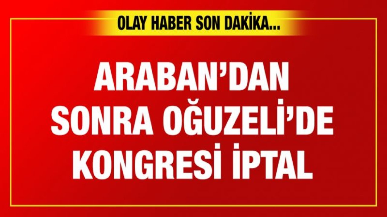 Araban’dan sonra Oğuzeli’de kongresi iptal...  AK Parti ilçelerinde ne oluyor?