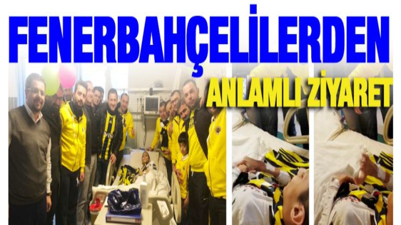 Fenerbahçelilerden anlamlı ziyaret