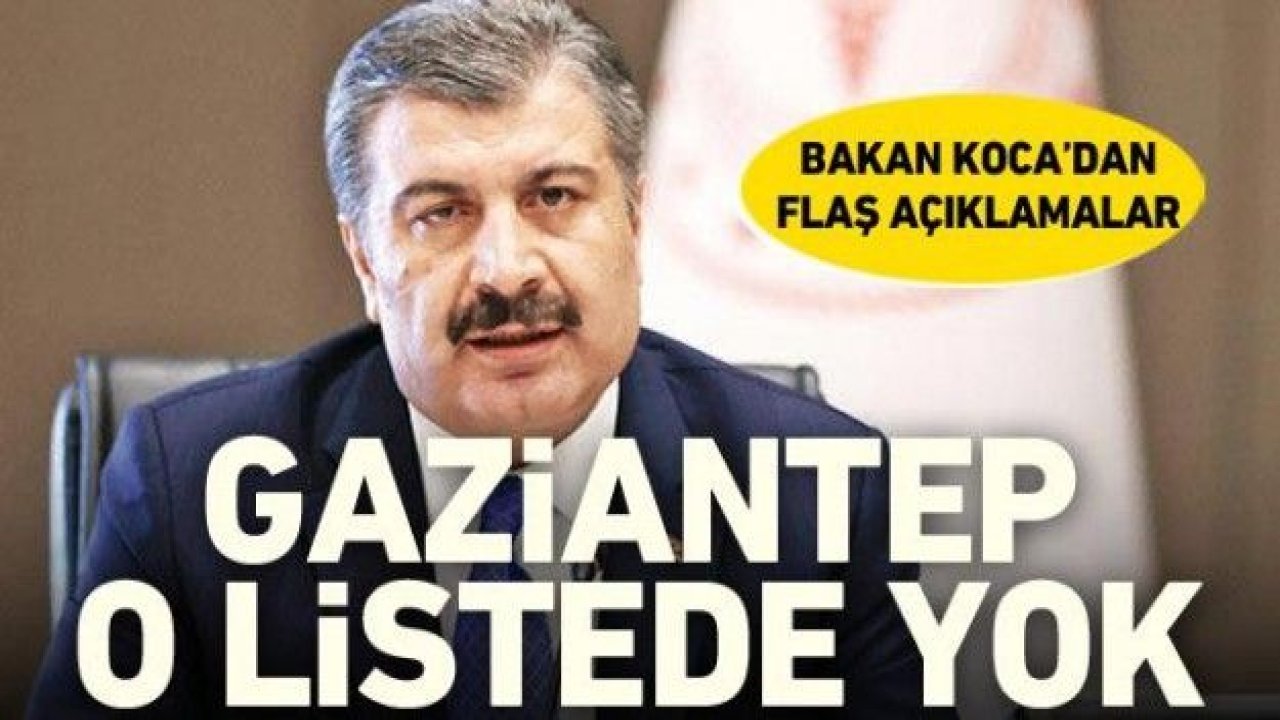 Gaziantep o listede yok