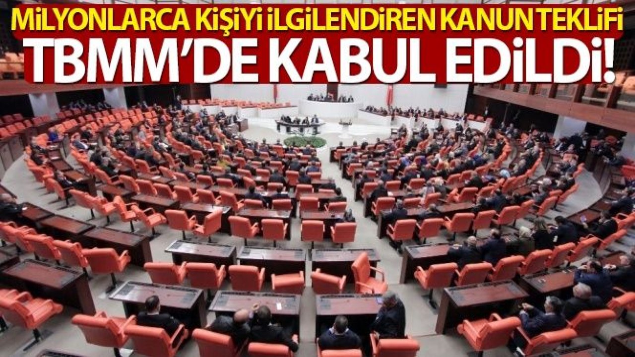 İşsizlik Sigortası Kanun Teklifi TBMM'de kabul edildi